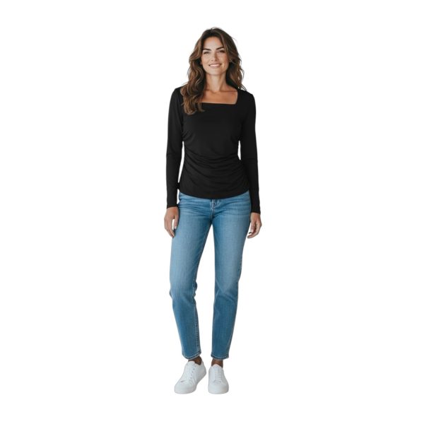 Body  escote cuadrado Estradivarius
