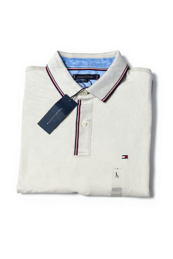 Polo de manga corta con diseño en pique Tommy Hilfiger - Imagen 2