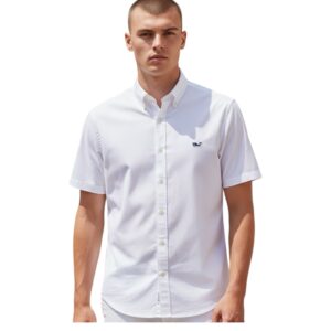 Camisa Vineyard Vines 70% Algodón / 30% Lino – Classic Fit