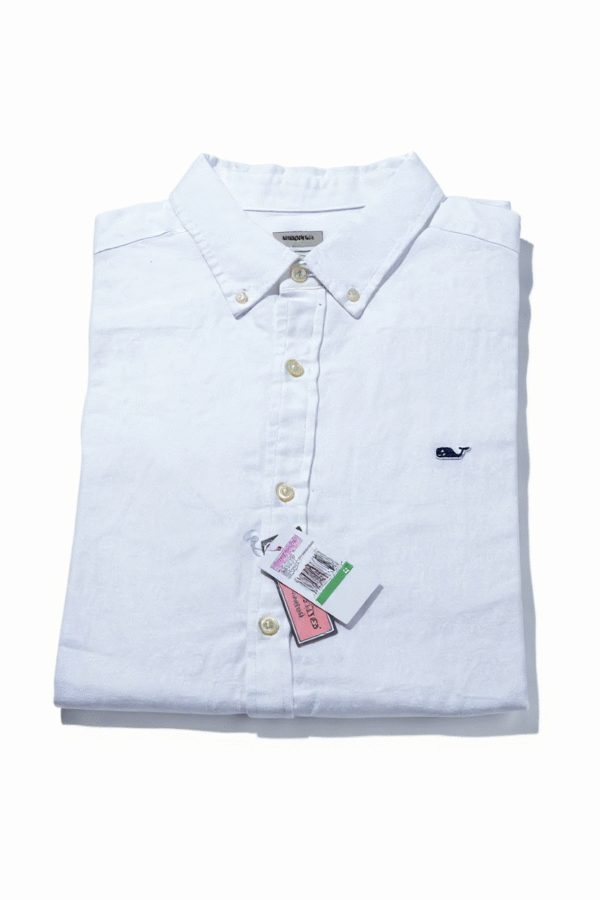 Camisa Vineyard Vines 70% Algodón / 30% Lino – Classic Fit - Imagen 2