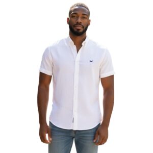 Camisa Vineyards Manga Corta – Mezcla de Algodón y lino