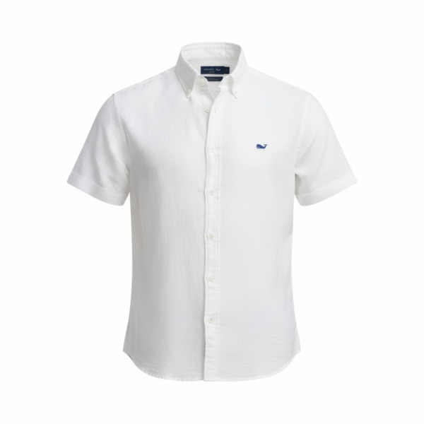 Camisa Vineyards Manga Corta – Mezcla de Algodón y lino - Imagen 3